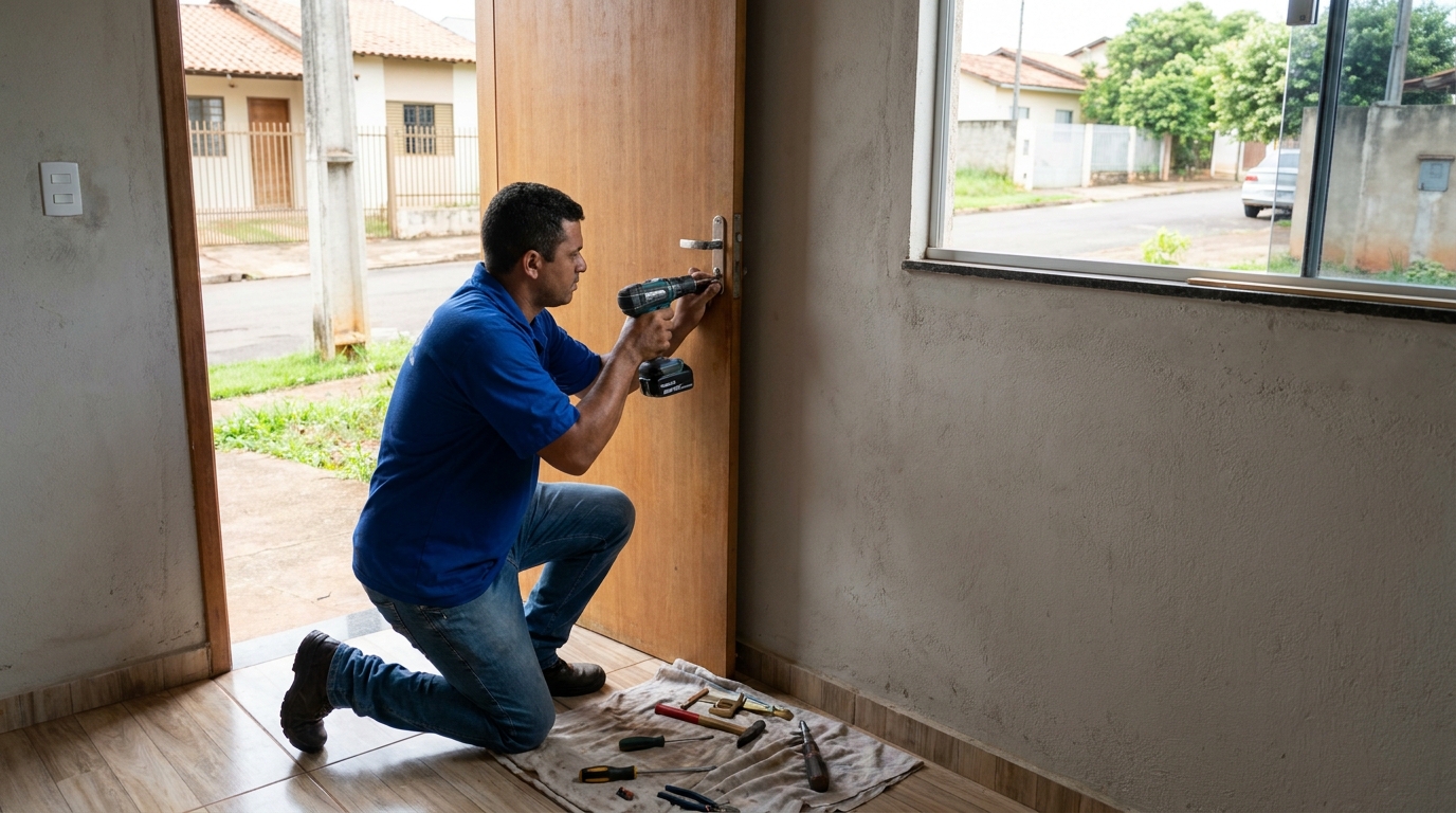 Instalação de Fechadura Residencial profissional em Jundiaí‑SP