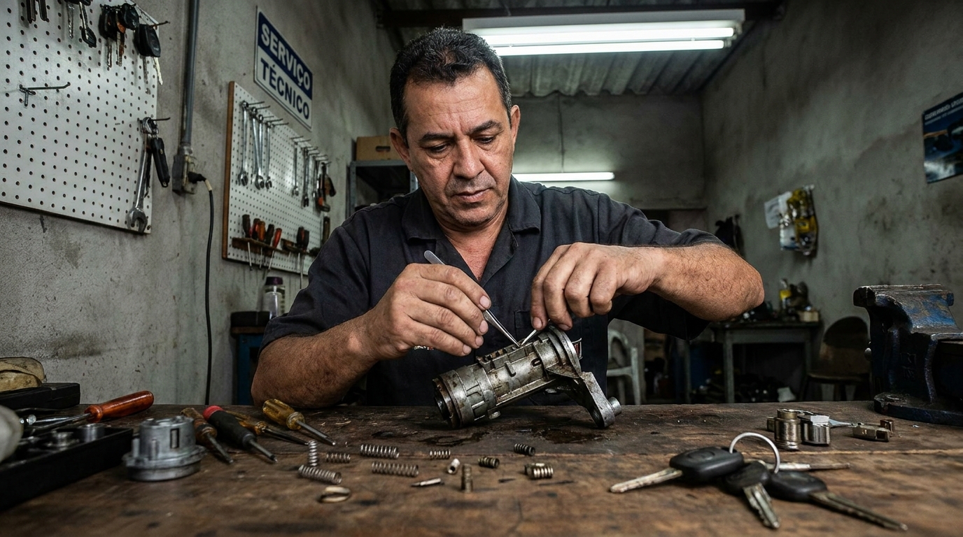Troca de Segredo do Miolo da Porta profissional em Jundiaí‑SP
