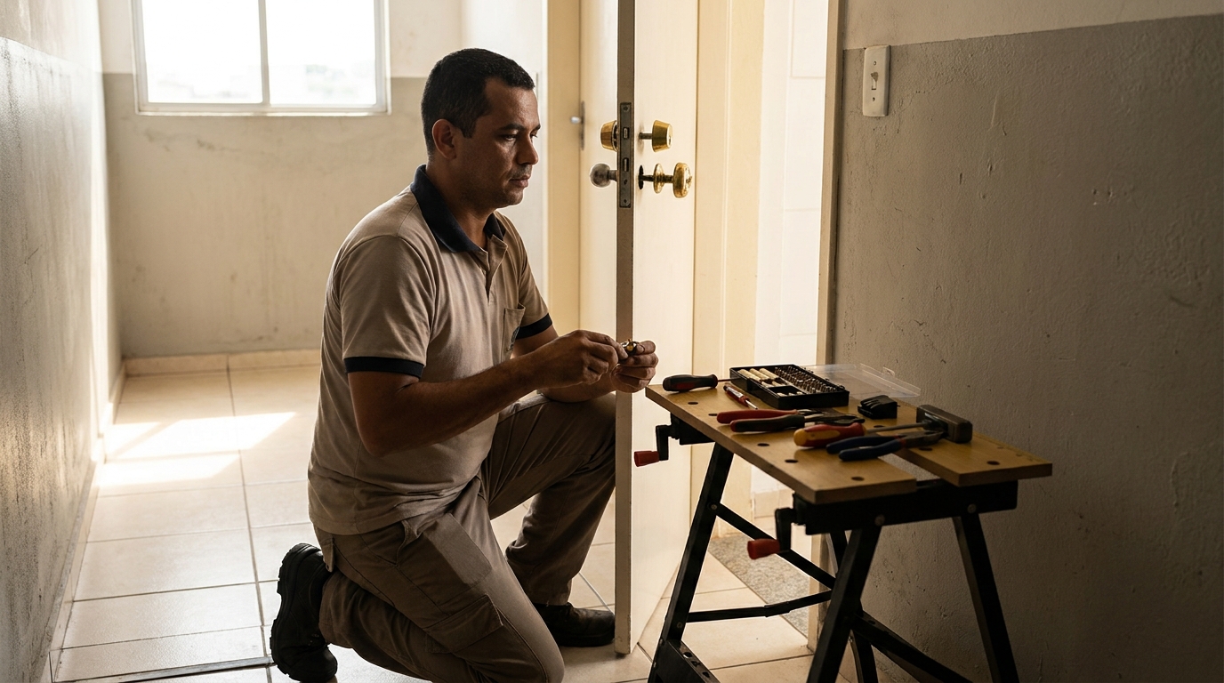 Troca de Segredo Residencial profissional em Jundiaí‑SP